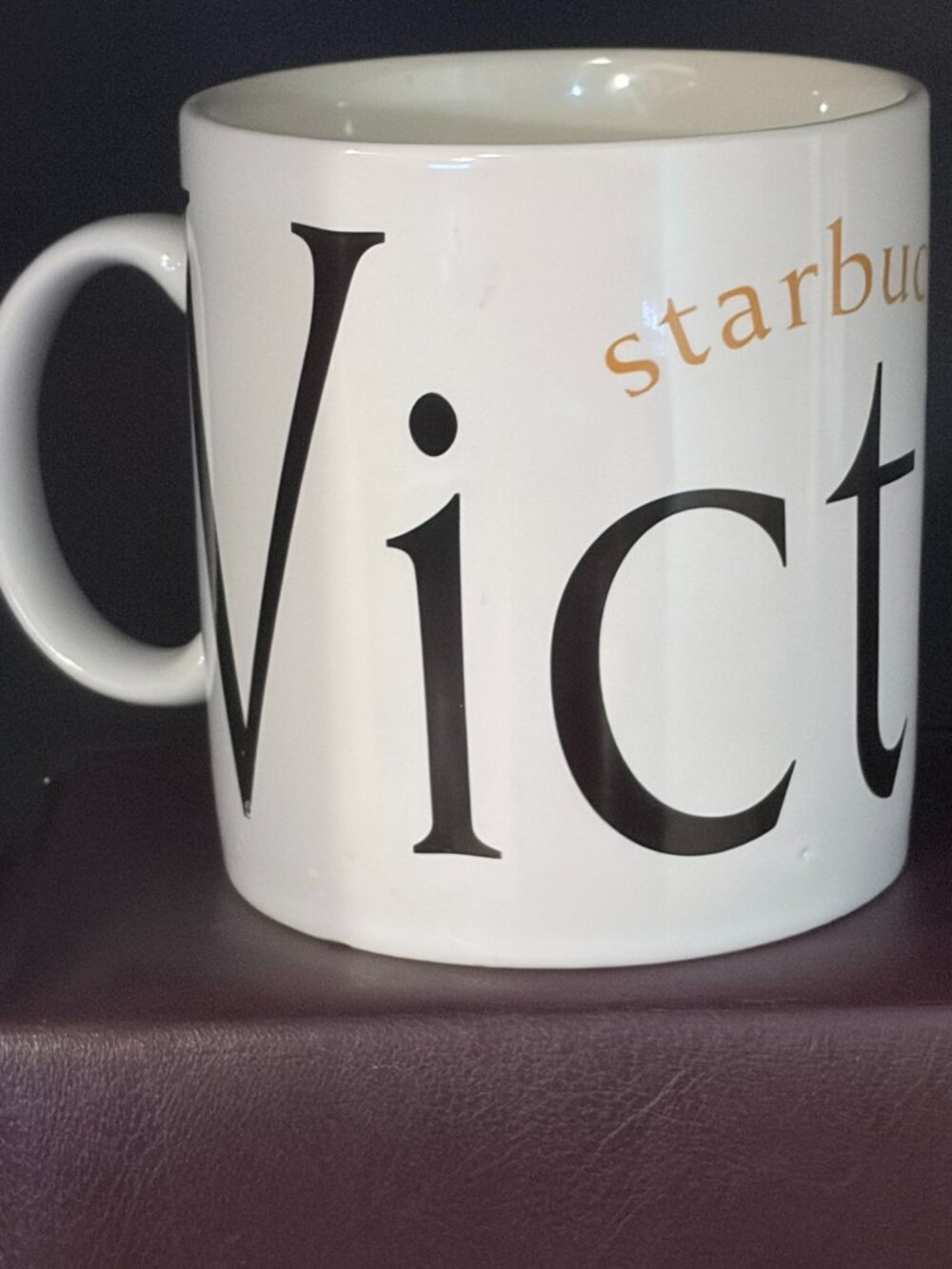 #33H Vintage 1994 Starbucks Victoria BC City Mug Collector Series 20 oz